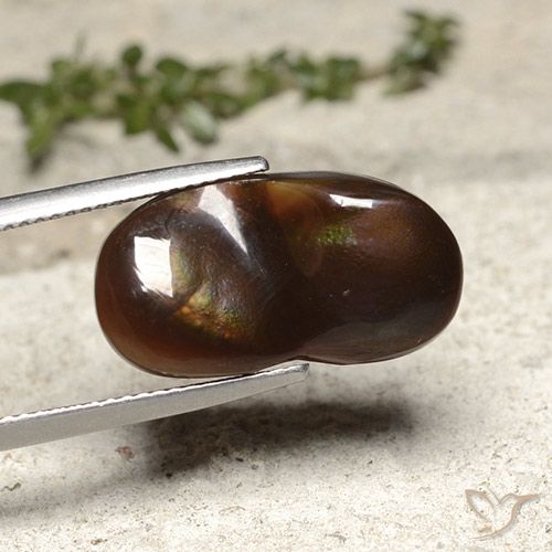 10.91ct 자연스러운 다색 파이어 마노, 팬시한, 불투명체