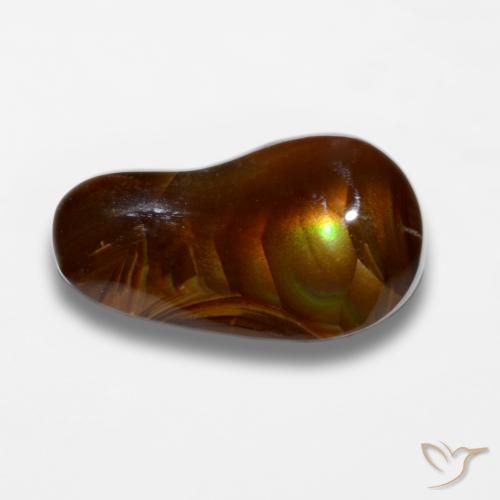 7.36ct 자연스러운 다색 파이어 마노, 팬시한, 불투명체