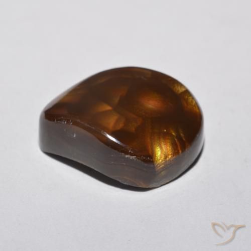 8.70캐럿 천연 다색 파이어 마노, 팬시한, 불투명체