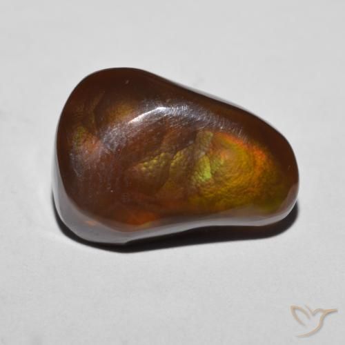 6.88ct 자연스러운 다색 파이어 마노, 팬시한, 불투명체