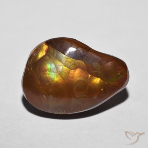 7.28ct 자연스러운 다색 파이어 마노, 팬시한, 불투명체