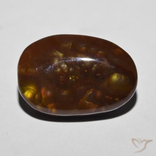 12.27ct 자연스러운 다색 파이어 마노, 팬시한, 불투명체