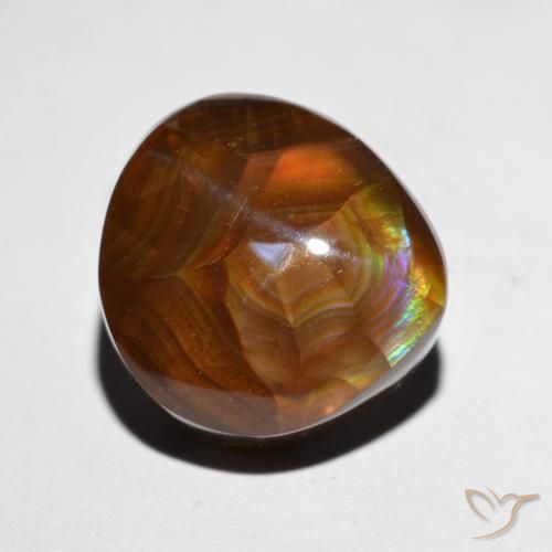 7.93ct 자연스러운 다색 파이어 마노, 팬시한, 불투명체