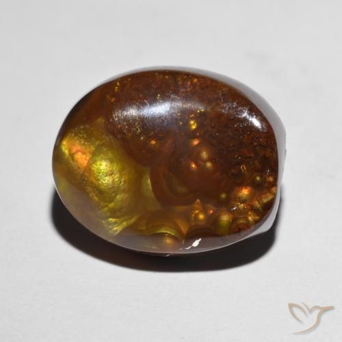 7.96ct 자연스러운 다색 파이어 마노, 팬시한, 불투명체