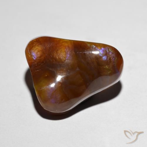 8.19ct 자연스러운 다색 파이어 마노, 팬시한, 불투명체