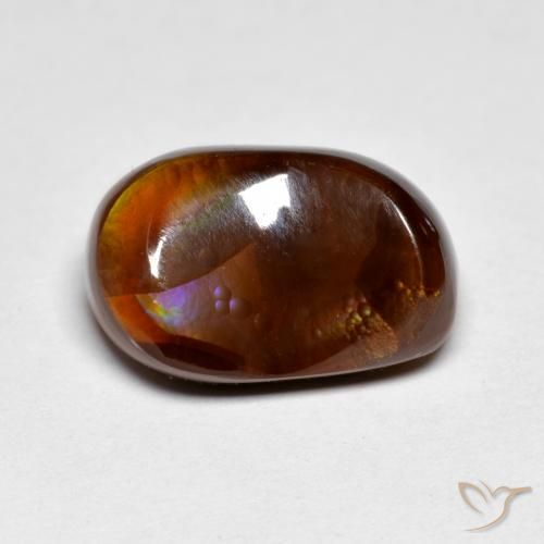 5.66ct 자연스러운 다색 파이어 마노, 팬시한, 불투명체
