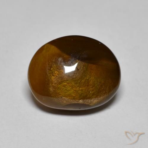 4.24ct 자연스러운 다색 파이어 마노, 팬시한, 불투명체
