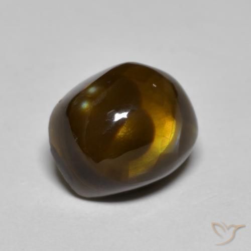 4.61ct 자연스러운 다색 파이어 마노, 팬시한, 불투명체