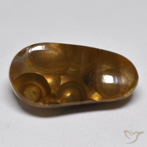 9.59ct 자연스러운 다색 파이어 마노, 팬시한, 투명한