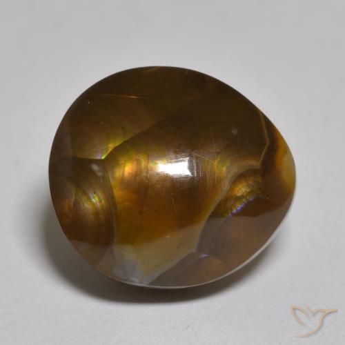 7.09ct 자연스러운 다색 파이어 마노, 팬시한, 불투명체