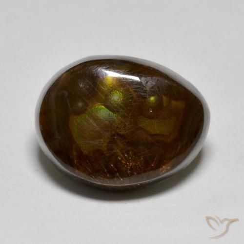 8.25ct 자연스러운 다색 파이어 마노, 팬시한, 투명한