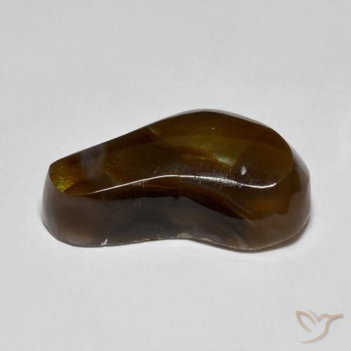 8.88캐럿 천연 다색 파이어 마노, 팬시한, 투명한