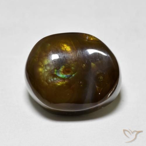 6.75ct 자연스러운 다색 파이어 마노, 팬시한, 불투명체