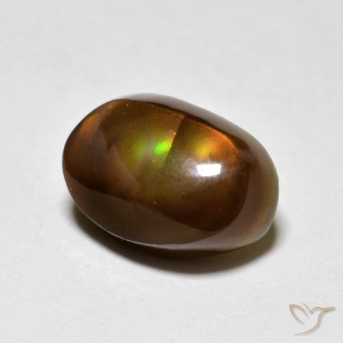 3.75ct 자연스러운 다색 파이어 마노, 팬시한, 불투명체