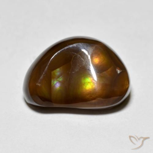 6.39ct 자연스러운 다색 파이어 마노, 팬시한, 불투명체