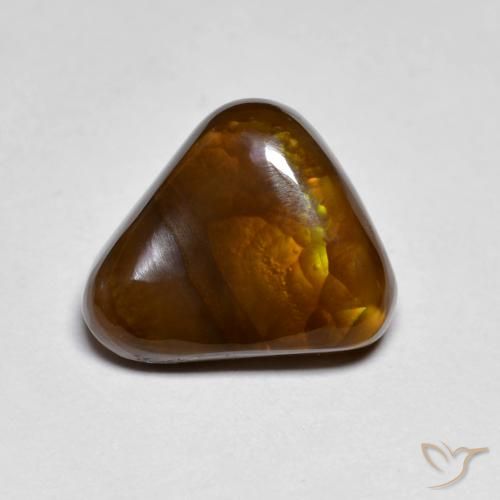 4.36ct 자연스러운 다색 파이어 마노, 일조, 불투명체