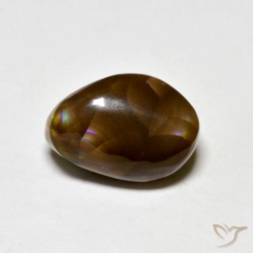 4.47ct 자연스러운 다색 파이어 마노, 팬시한, 불투명체