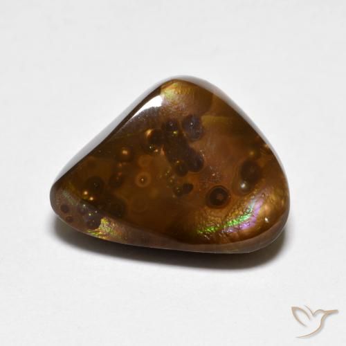 5.65ct 자연스러운 다색 파이어 마노, 팬시한, 불투명체