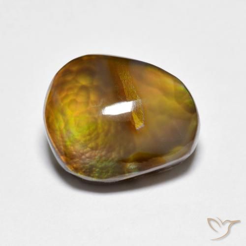 5.37ct 자연스러운 다색 파이어 마노, 팬시한, 불투명체