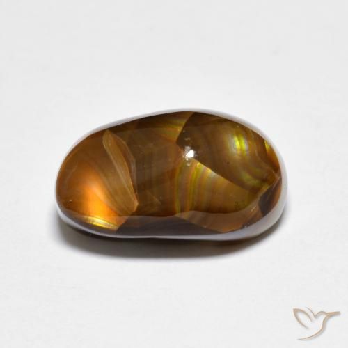 3.99ct 자연스러운 다색 파이어 마노, 팬시한, 불투명체