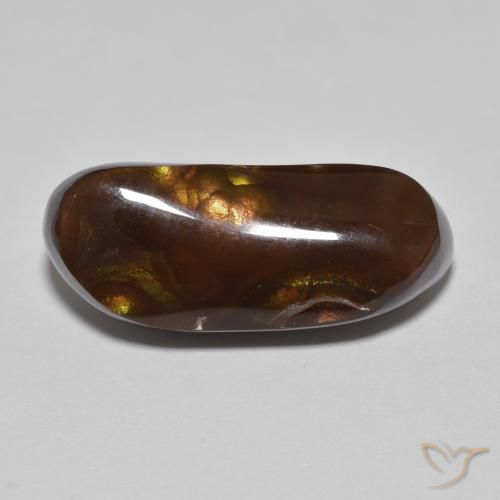 8.67ct 자연스러운 다색 파이어 마노, 팬시한, 불투명체