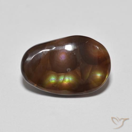 3.68ct 자연스러운 다색 파이어 마노, 팬시한, 불투명체