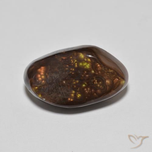 8.77ct 자연스러운 다색 파이어 마노, 팬시한, 불투명체
