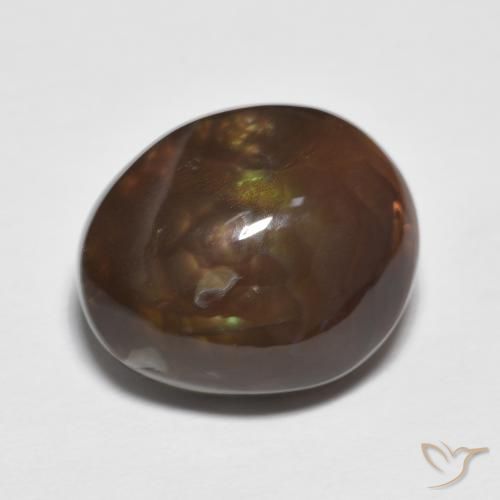 7.39ct 자연스러운 다색 파이어 마노, 팬시한, 불투명체