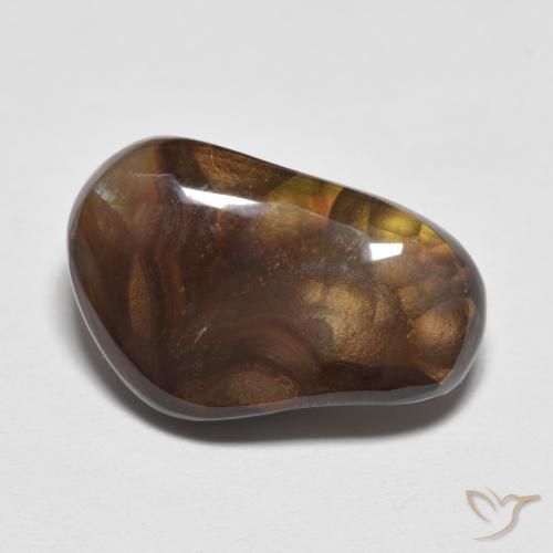 7.98ct 자연스러운 다색 파이어 마노, 팬시한, 불투명체
