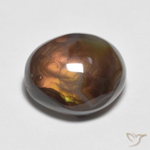 7.19ct 자연스러운 다색 파이어 마노, 팬시한, 불투명체