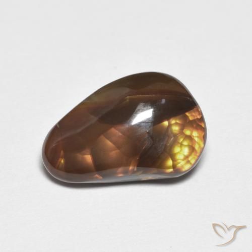 2.61ct 자연스러운 다색 파이어 마노, 팬시한, 불투명체