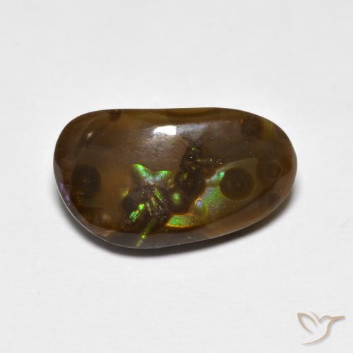 4.62ct 자연스러운 다색 파이어 마노, 팬시한, 불투명체