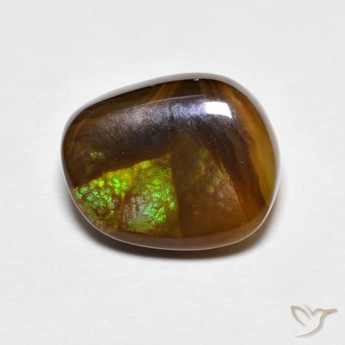 3.81ct 자연스러운 다색 파이어 마노, 팬시한, 불투명체
