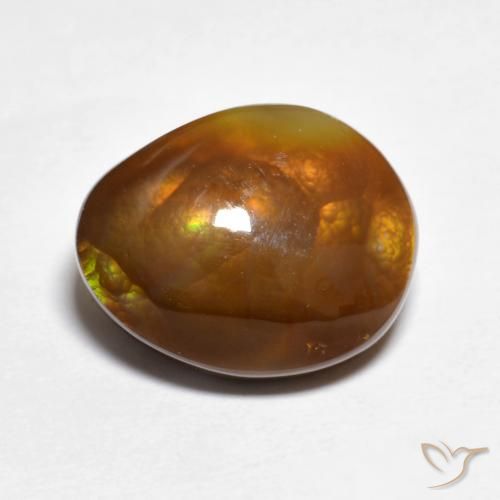 7.50ct 자연스러운 다색 파이어 마노, 팬시한, 투명한