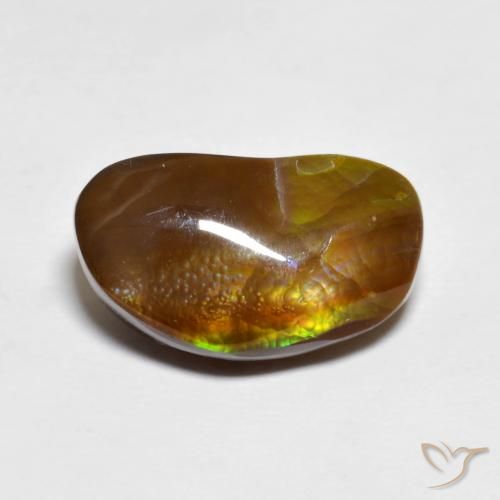 4.95ct 자연스러운 다색 파이어 마노, 팬시한, 불투명체