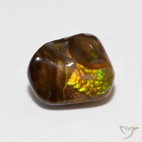 2.60ct 자연스러운 다색 파이어 마노, 팬시한, 불투명체, Photo A