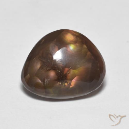 4.74ct 자연스러운 다색 파이어 마노, 팬시한, 불투명체