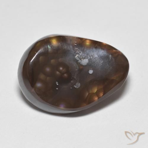 9.24ct 자연스러운 다색 파이어 마노, 팬시한, 불투명체