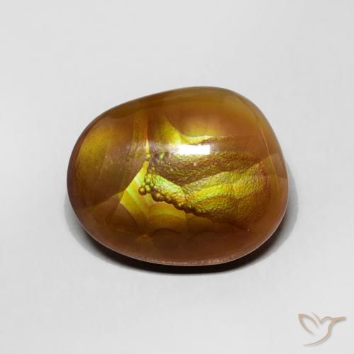 3.41ct 자연스러운 다색 파이어 마노, 팬시한, 불투명체