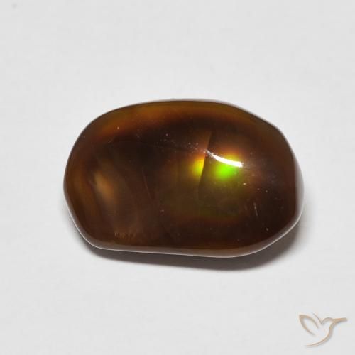 4.87ct 자연스러운 다색 파이어 마노, 팬시한, 투명한