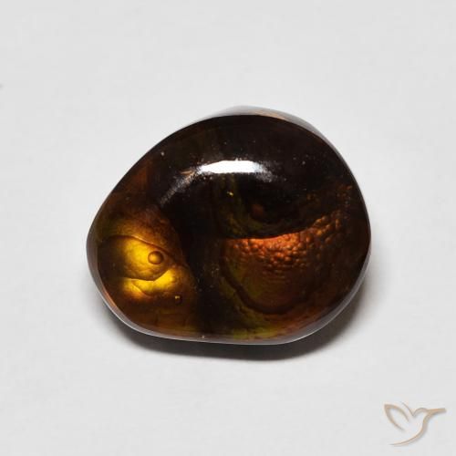 5.21ct 자연스러운 다색 파이어 마노, 팬시한, 불투명체