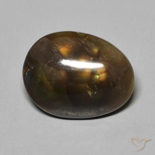 4.84ct 자연스러운 다색 파이어 마노, 팬시한, 불투명체