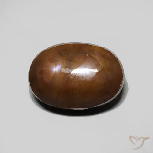 3.25ct 자연스러운 다색 파이어 마노, 타원형, 불투명체