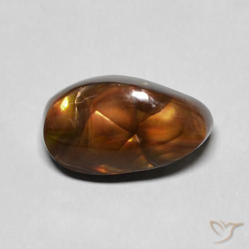 4.45ct 자연스러운 다색 파이어 마노, 팬시한, 불투명체