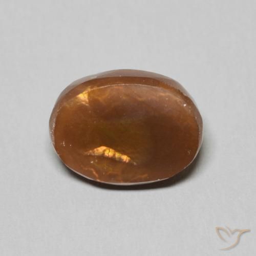 2.59ct 자연스러운 다색 파이어 마노, 타원형, 불투명체