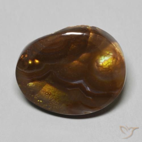 9.70ct 자연스러운 다색 파이어 마노, 팬시한, 불투명체