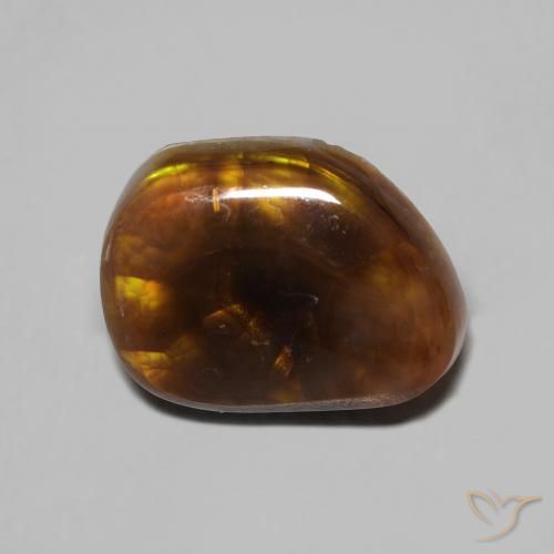 7.75ct 자연스러운 다색 파이어 마노, 팬시한, 불투명체