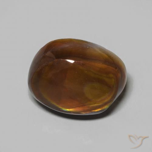 4.80ct 자연스러운 다색 파이어 마노, 팬시한, 불투명체