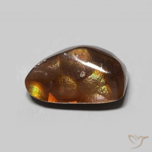 3.62ct 자연스러운 다색 파이어 마노, 팬시한, 불투명체