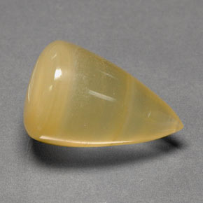 15.12캐럿 천연 옐로우 파이어 오팔, 투명한, 20.4×13 mm, 투명/반투명